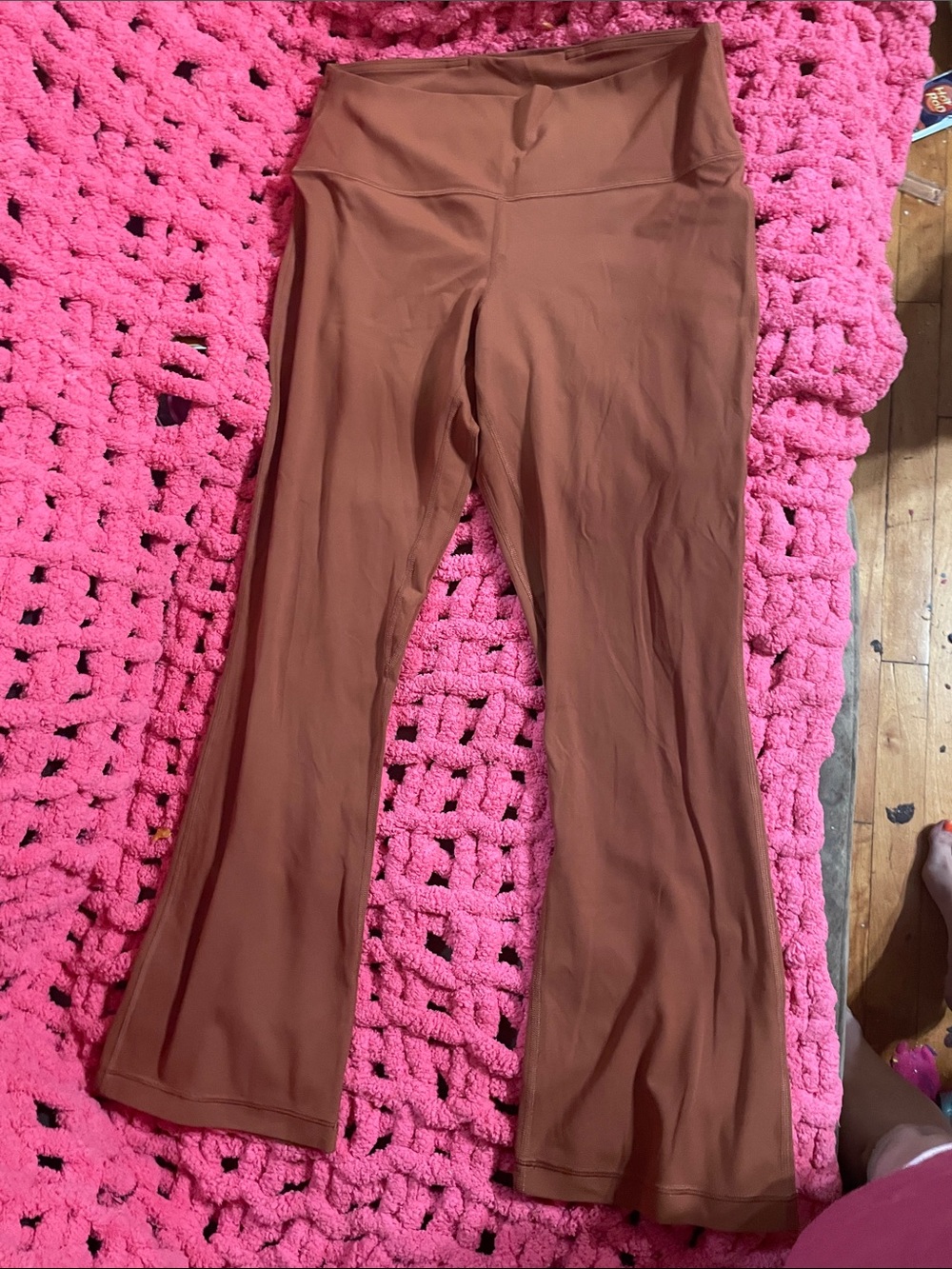 lululemon athletica High-Rise Flare Yoga Pants in Rust